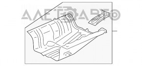 Планка телевизора нижняя Honda CRZ 11-16 с ресничкой, дефект