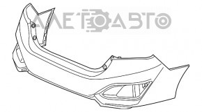 Бампер задний голый Honda Clarity 18-21 usa новый OEM оригинал