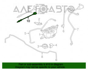 Лямбда-зонд второй Audi Q5 8R 11-17 2.0T, hybrid, сломано крепление фишки