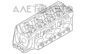 Головка блока цилиндров ГБЦ Audi A4 B8 08-16 2.0T голая
