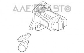Клапан EGR Audi A3 8V 15-18 1.8T, 2.0T