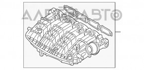 Коллектор впускной Audi A4 B9 17- 2.0T