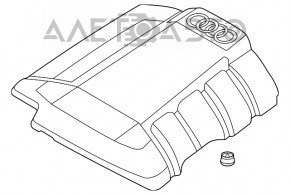 Накладка двигателя Audi A4 B9 17-20 2.0T