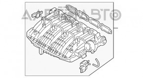 Колектор впускний Audi Q5 80A 18-20 2.0т новий OEM оригінал