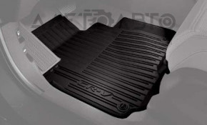 Комплект ковриков салона Honda CRV 17-22 резина черн