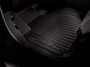 Комплект ковриков салона Honda CRV 17-22 резина черн