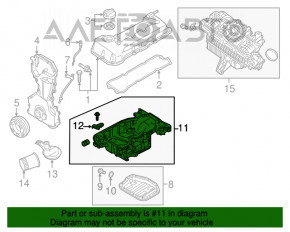 Напівпіддон NISSAN ALTIMA 16-18 2.5