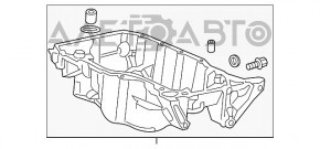 Поддон масляный Honda Accord 13-17 2.4