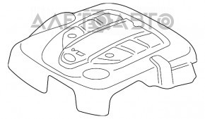 Накладка двигателя Lexus GS300 05-11