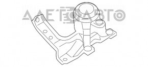 Подушка двигателя правая передняя Nissan Murano z51 09-14 новый неоригинал FEBEST