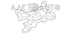 Подушка двигателя левая Infiniti JX35 QX60 13- AWD новый OEM оригинал