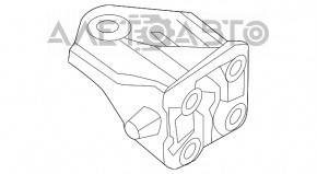 Кронштейн подушки двигателя передний Nissan Pathfinder 13-20 AWD