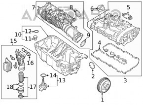 Колектор впускний BMW X1 F48 16-19 B46