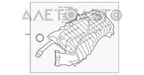 Колектор впускний BMW X3 G01 18-19 2.0T з інтеркулером