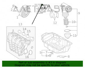 Двигатель Hyundai Sonata 20- 2.5 Theta III G4KN 23k, компрессия 14-14-14-14