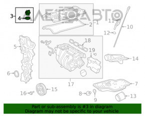 Кришка маслозаливной горловини Toyota Camry v70 18- 2.5 A25A-FKS