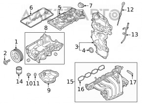 Шків колінвалу Nissan Sentra 20-