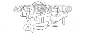 Подушка двигуна права Toyota Highlander 20-22 3.5