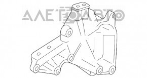 Кронштейн подушки двигуна Лев Lexus RX350 RX450h 10-15