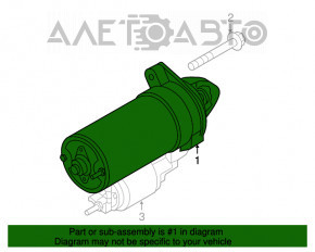 Стартер BMW F30 12-18 N20 під Start/Stop