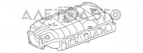 Колектор впускний Chevrolet Camaro 16- 6.2