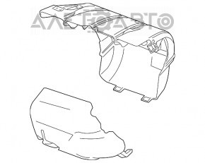 Накладка колектора впускного Chevrolet Malibu 13-15 2.5 зламане кріплення