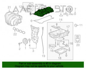 Крышка клапанная Cadillac ATS 13- 2.5