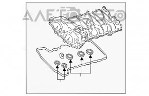 Кришка клапанна права Chevrolet Camaro 16- 3,6