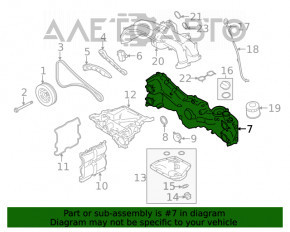 Передня кришка двигуна Subaru Outback 20-2.5 FB25