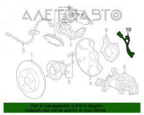 Датчик ABS передній лев Chevrolet Cruze 16-