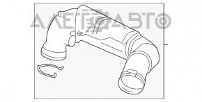 Воздуховод с резонатором на коллектор BMW X1 F48 16-22 B46