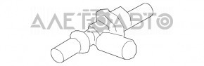 Клапан абсорбера парів палива BMW 5 G30 17-23 2.0T, 530e hybrid новий OEM оригінал