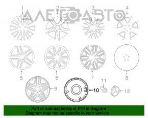 Запасное колесо докатка Mercedes W164 ML R18 155/90