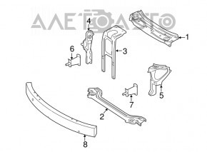 Окуляр левый Mercedes W164 ML