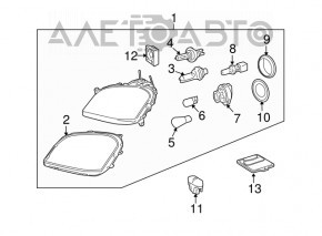 Блок розжига Mercedes X164 GL W164 ML