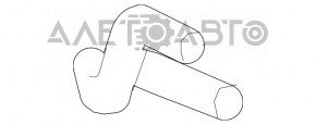 Патрубок охолодження радіатора інтеркулера прав Lexus NX300 18-21