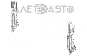 Рамка кріплення радіаторів права BMW X5 F15 14-18 N55