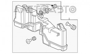 Резонатор воздушный Honda Civic X FC 16-21 2.0 новый OEM оригинал