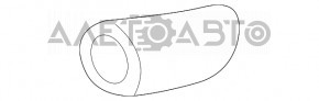 Насадка глушителя Lexus RX330 RX350 RX400h 04-09 вмятинки