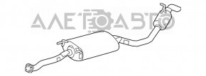 Глушитель задняя часть с бочкой Lexus RX350 10-15 вмятины