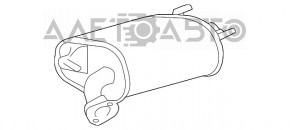 Глушитель задняя часть с бочкой Lexus ES300h 13-18 примята