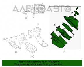 Корпус воздушного фильтра Lexus RX450h 10-15