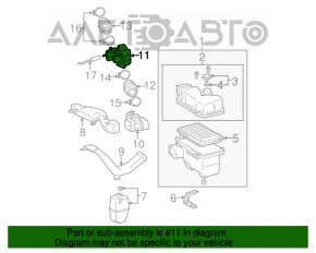 Сміттєзбірник з воздуховодом Lexus RX300 RX330 04-06