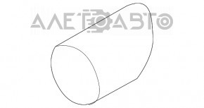 Насадка глушителя правая BMW X5 E70 07-13 новый OEM оригинал