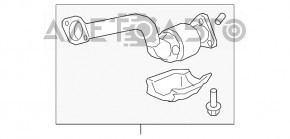 Приемная труба с катализатором Honda Clarity 18-21 usa