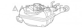 Глушник задня частина з бочкою лев Honda Civic X FC 18-20 1.5T, 2.0