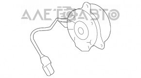 Мотор вентилятора охолодження лев Honda Accord 13-17 2.4 Denso