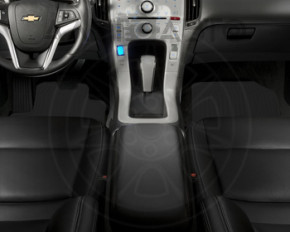Килимок салону задній правий Chevrolet Volt 11-15 гума чорний