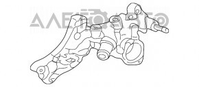 Корпус термостата Acura MDX 14-15 без клапана ЕГР