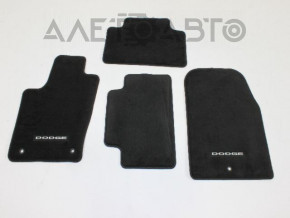 Комплект ковриков салона Dodge Durango 11-15 тряпка черный, под 2 ряда